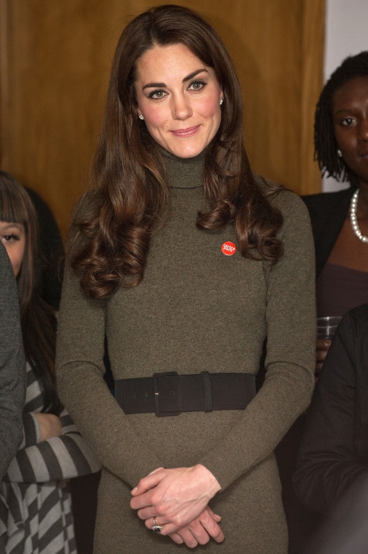 Image: Britain's Catherine,  Duchess of Cambridge watches a performance at Centrepoint's Camberwell Foyer in London